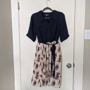 MODCLOTH | Pleated Button Down Dress